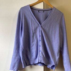 Second hand purple cardigan